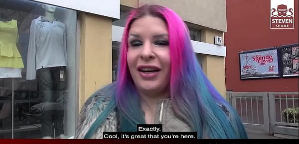  CURVY MERMAID LADY fucked IN PUBLIC TOILET SWISS LADY get BIG COCK! StevenShame.dating